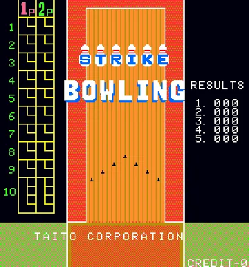 Strike Bowling screen shot title